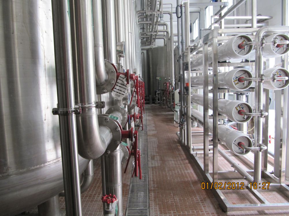 飲料廠20m3ph純水係統