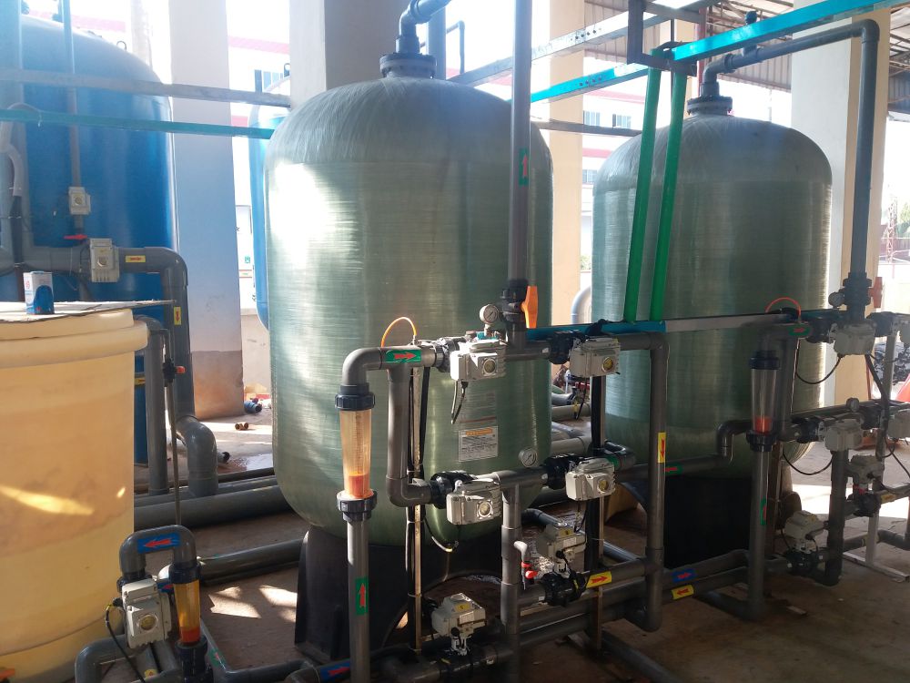 孟加拉(la)國60m3ph輭化水工程